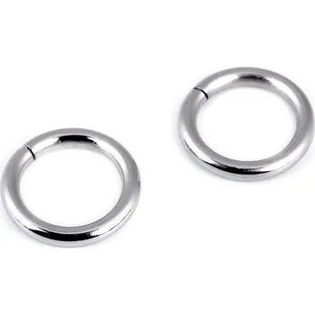 Kroužek Ø15 mm Varianta: 1 nikl, Balení: 100 ks