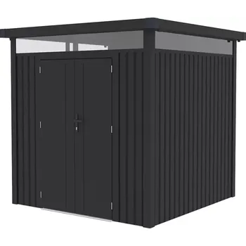 Zahradní domek LG4017 Plechový domek LANITPLAST MARBURG 88 ANTRACIT