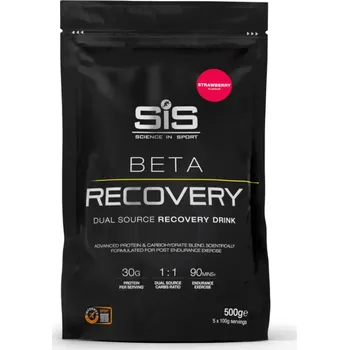 Fitness strava SiS regenerační nápoj Powder Beta Recovery 500g Varianta: Jahoda