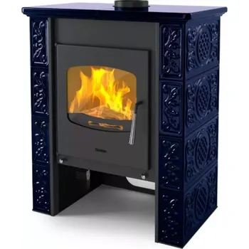 Krbová kamna HSF44-005 Kachlová kamna FLAMINGO BALI, kachle modrá Flamingo