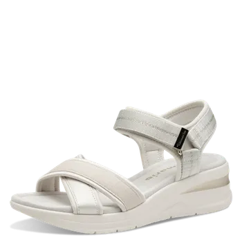 Dámské sandále DÁMSKÉ SANDÁLY TAMARIS 1-28262-44 418 BÉŽOVÁ Barva: BÉŽOVÁ, Velikost: 37