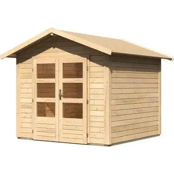 Zahradní domek LG1775 Dřevěný domek KARIBU TALKAU 4 (83336) natur