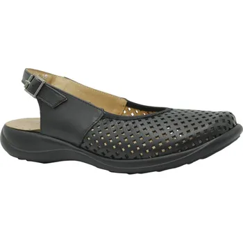 Dámské sandále Sandály dámské Axel 2522 černé kožené na široké chodidlo - 40