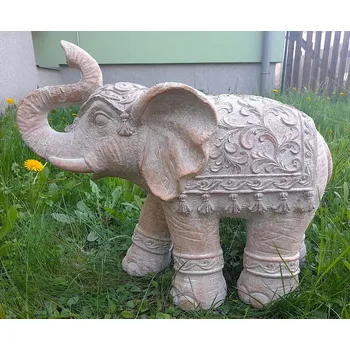 Zahradní dekorace Prodex Import Slon zdobený maxi