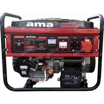 Elektrocentrála 89423 Elektrocentrála 5,5 kVA, benzin, 220/380 V - 3 fáze A.M.A. S.P.A.