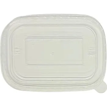 Jednorázové nádobí VIBAL Víčko PET na hranatou vaničku 168x120mm