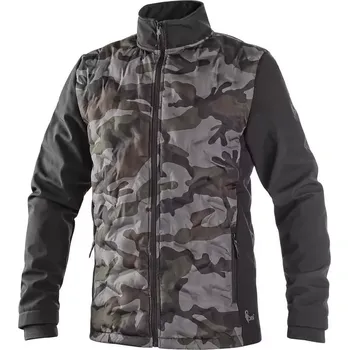 pracovní bunda 129014753194 Bunda Canis CXS CAMO, pánská, maskáčovo-černá vel. L