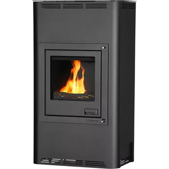 Krbová kamna HSF29-007 Krbová kamna AQUAFLAM 17 s výměníkem - černá, manuální regulace Flamingo