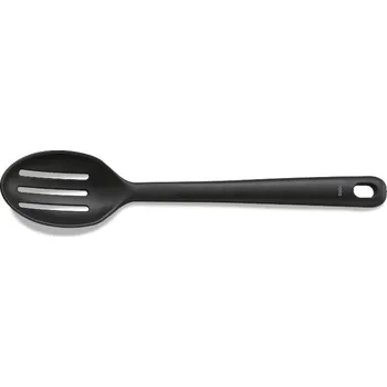 Příbor Servírovací lžíce Apart s drážkami plast černá KL-12633