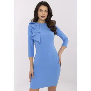 Dámské šaty Elegantní modré koktejlové šaty LK-