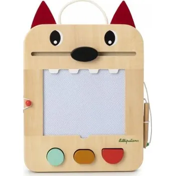 Magnetická kreslící tabulka Lilliputiens - kouzelná tabulka - vlk Ludvík