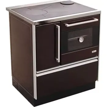 Sporák na tuhá paliva 12022169 Sporák s troubou hnědý levý MBS Royal 720 PLUS ECO