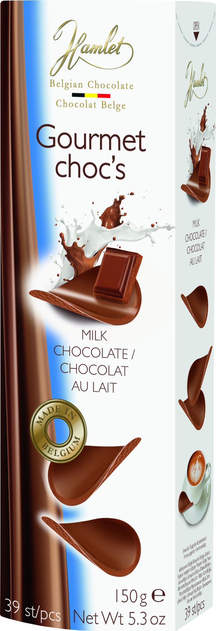 Belgické čokoládové chipsy Hamlet - Mléčné, 150 G