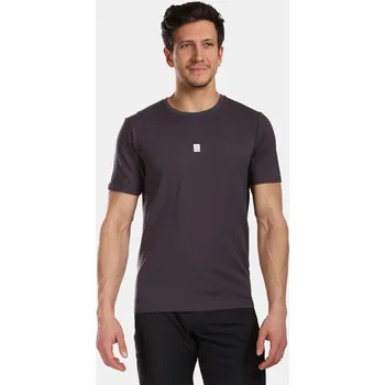 Pánské tričko pánské triko Kilpi Garove - M Tmavě šedá XXL