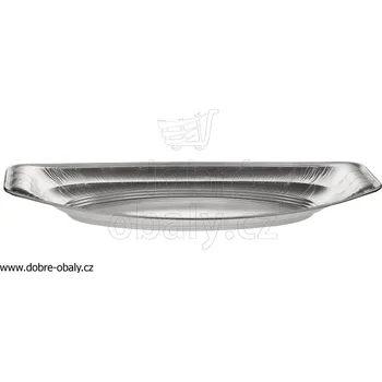 Jednorázové nádobí Hliníkový servírovací tác STŘEDNÍ GONDOLA 430 x 280 mm - Hliníko