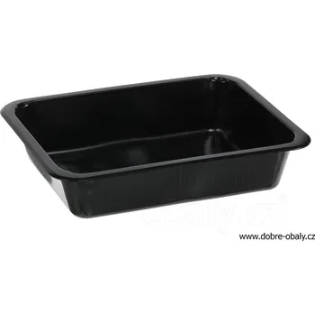 Jednorázové nádobí Vratná plastová menu miska nedělená PP907 - Vratná plastová menu