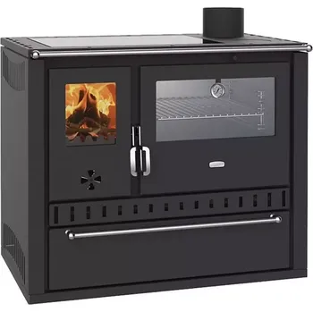 Sporák na tuhá paliva 7166 Sporák na tuhá paliva s teplovodním výměníkem, pravá PRITY GT W10 FI G DR