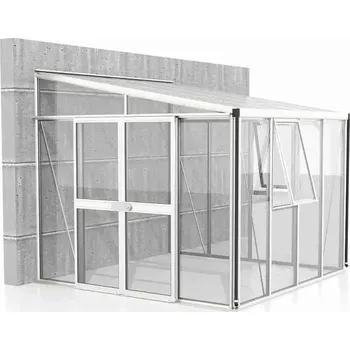 Skleník LG3832 Skleník VITAVIA ATHENA 7000 sklo 3 mm + PC 10 mm bílý