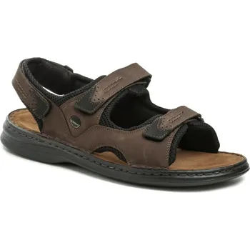 Pánské sandále Josef Seibel 10236 hnědé pánské nadměrné sandály EUR 46