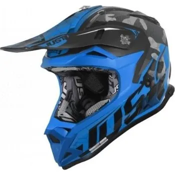 Helma na motorku Dětská helma JUST1 J32 PRO SWAT KID camo modrá fluo (Velikost: YL) MCF_12124