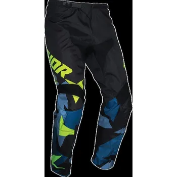 Moto kalhoty THOR KALHOTY SECTOR YTH WAR BL/AC (2903-1916) (Barva: černá, Velikost: 20) 2903-1916