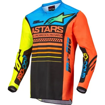Moto dres ALPINESTARS(MX) DRES R-COMP BLK/YL/COR (3762122-1534-2X) (Velikost: L) 3762122-1534-2X