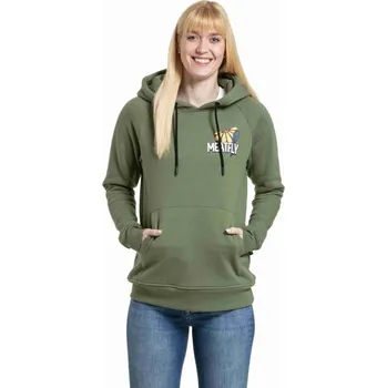 Dámská mikina Dámská mikina Meatfly Watani Womens Hoodie 2025 Olive Flowers S