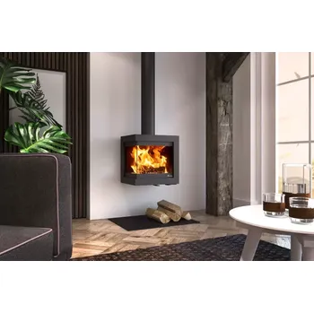 Krbová kamna 2426 Krbová kamna Dik Geurts Bora Corner Wall