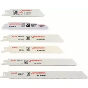 Pilový plátek 865784 Univerzální bimetalový list 5 ks 150x20x0,9mm ROTHENBERGER
