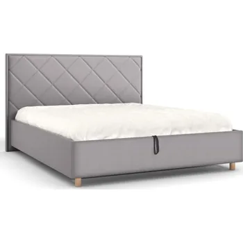 Postel Čalouněná postel Madison Frame Standard, Plastic, Royal Suede Medium Grey, 160x200 cm