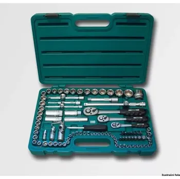 H4099 Sada hlavic 1/4"-3/8"-1/2" 99 dílů 40CRV HONITON