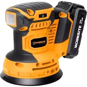 excentrická bruska 25003326 Aku excentrická bruska 20V 1x2,0Ah WORKSITE COS326