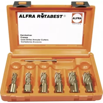 Vrták 1901003025 Sada HSS-Co-Eco korunkových vrtáků 6-ti dílná ALFRA