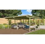 LG1879 Dvojitý carport KARIBU ECO 1A 62035