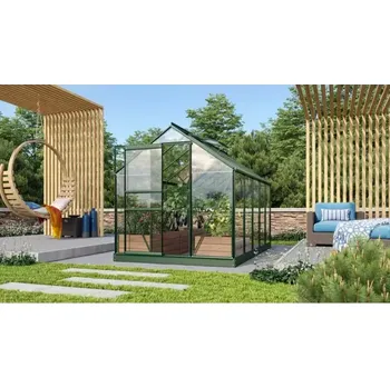 Skleník LG1033 Skleník VITAVIA VENUS 6200 čiré sklo 3 mm zelený