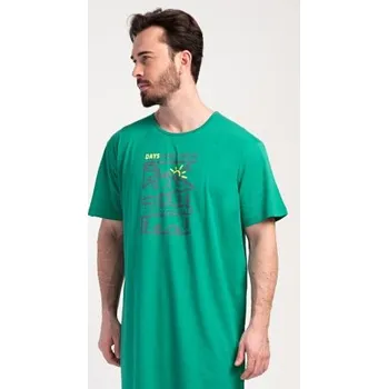 Pánská noční košile Pánská noční košile Vienetta Secret Outdoor modrá XXL