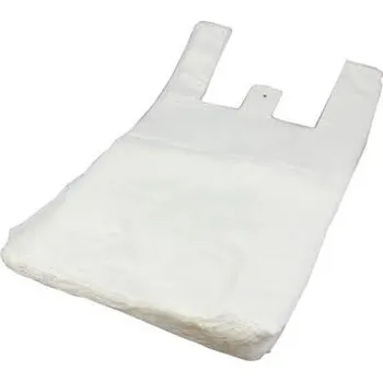 Nákupní taška VIBAL Taška bílá 10kg 375g 12my 100ks/10bal