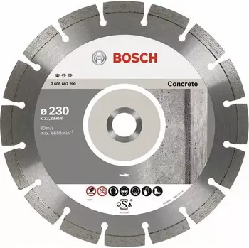 Řezný kotouč 2608602542 Diamantový dělicí kotouč Standard for Concrete 300 x 22,23 x 3,1 x 10 mm Bosch + DÁREK ZDARMA!