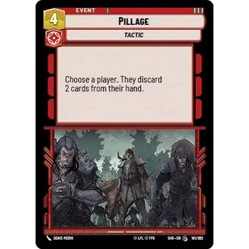 Karetní hra Pillage 181/262 - Shadows of the Galaxy Typ karty: Foil