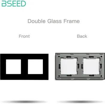 Elektrická zásuvka BSEED Modulární Spínač a Zásuvka MODUL: MODULÁRNÍ PANEL DUO ČERNÝ