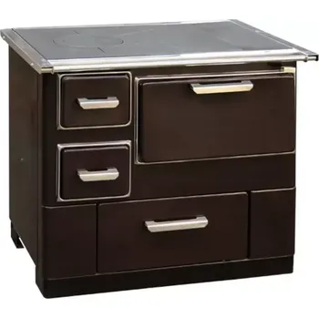 Sporák na tuhá paliva 12025348 Sporák s troubou hnědý levý MBS 3 ECO