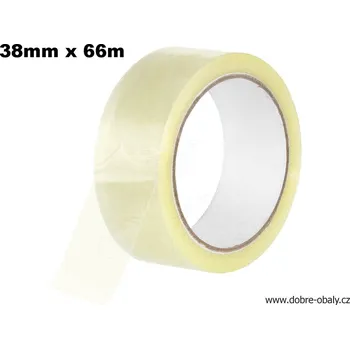 Lepicí páska 38 mm x 66 m čirá