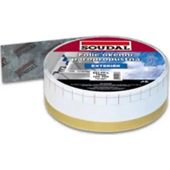 Stavební fólie 1425115 Okenní fólie exteriérová EXT AB 150 mm / 25 m Okenní fólie exteriérová EXT AB 140 mm / 25 m