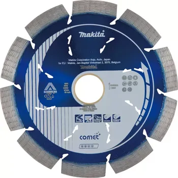 Řezný kotouč B-12778 Kotouč řezný diamantový Comet Rapid 125x22,23mm Makita