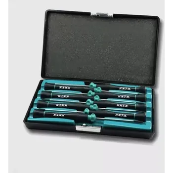 Šroubovák HW130-0708 8-mi dílná sada mini šroubováků PL+PH S2 v plastovém boxu HONITON