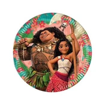 Talíř Papírové talíře Odvážná Vaiana, 20 cm