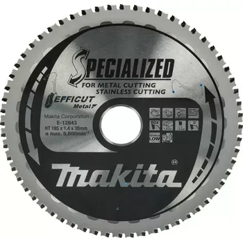 Pilový kotouč E-12843 Kotouč pilový ocel Efficut 185x1,4x30mm 60Z Makita