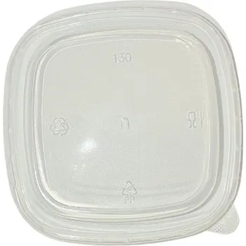 Jednorázové nádobí VIBAL Víčko PP na čtvercovou vaničku 132x132mm