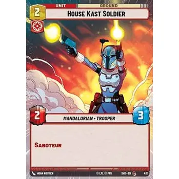 Karetní hra House Kast Soldier 431 - Shadows of the Galaxy Extra Typ karty: Standard