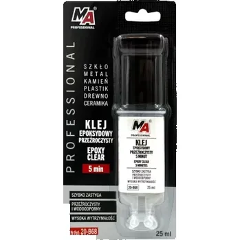 Průmyslové lepidlo MA PROFESSIONAL Epoxidové lepidlo - bezbarvé 25 ml